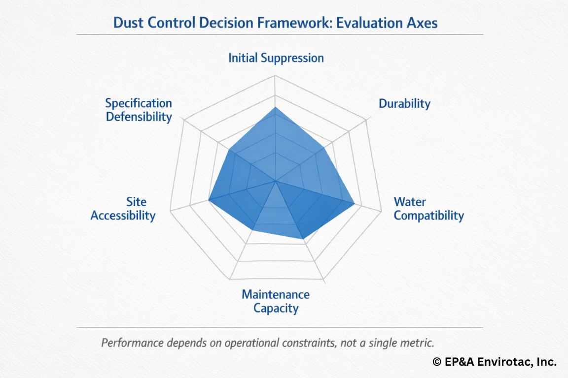 Decision framework comparing durability, access, water compatibility, and maintenance capacity.
